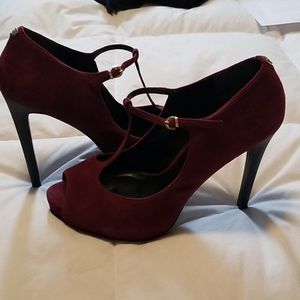 Vintage guess Bordeaux Mary Jane's